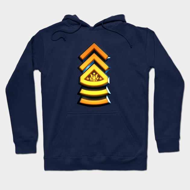 Sergeant Major of the Army - Military Insignia Hoodie by Arkal